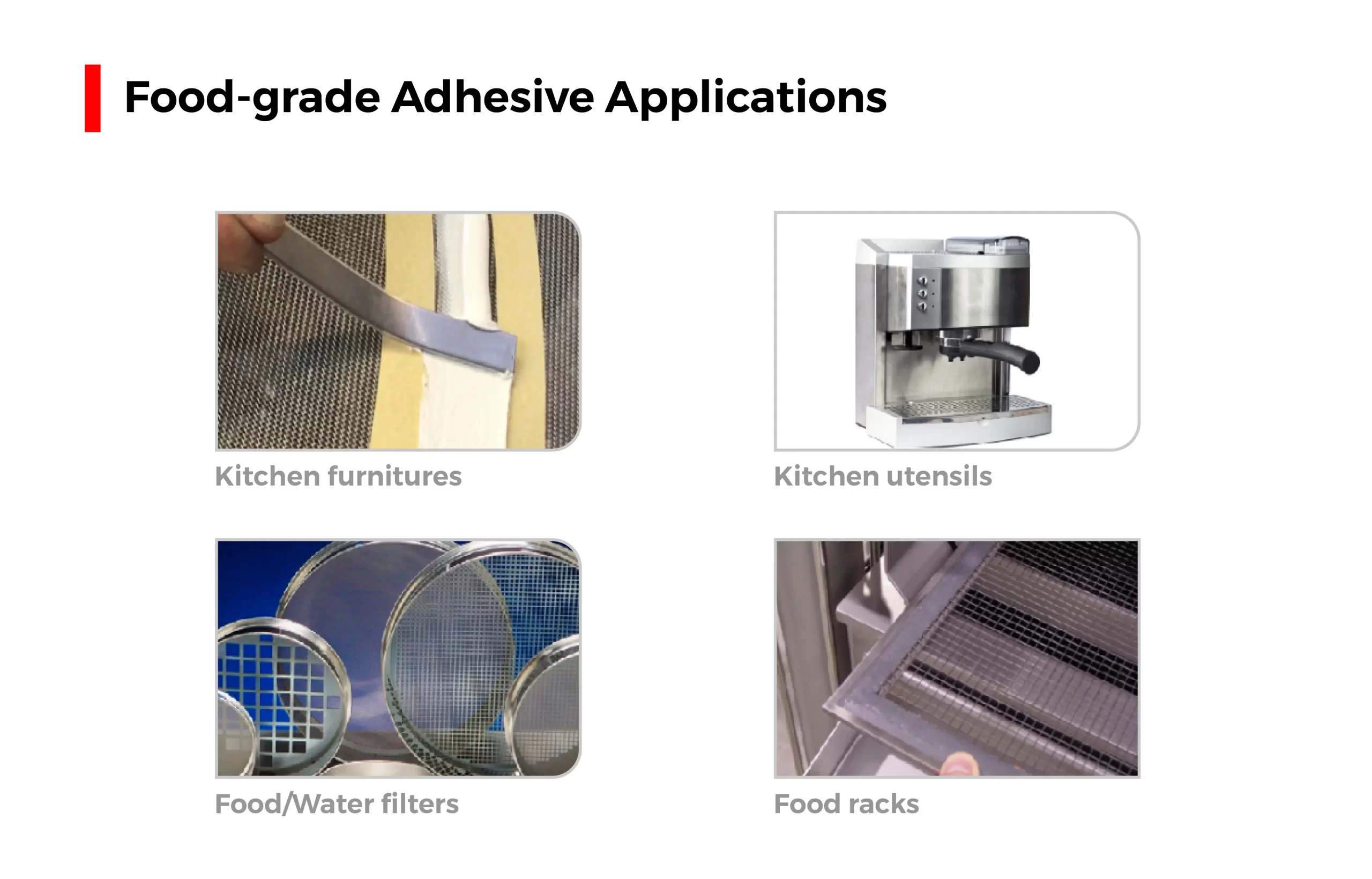 Food-grade Adhesive Applications