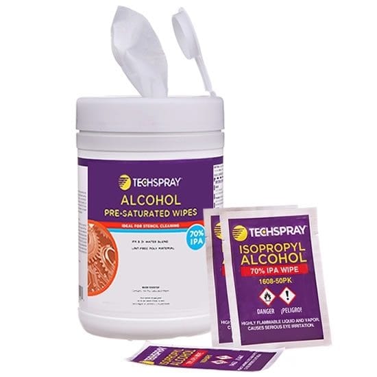 Techspray Isopropyl Alcohol (IPA) 1608-50PK 1608-50PK Prostech Philippines