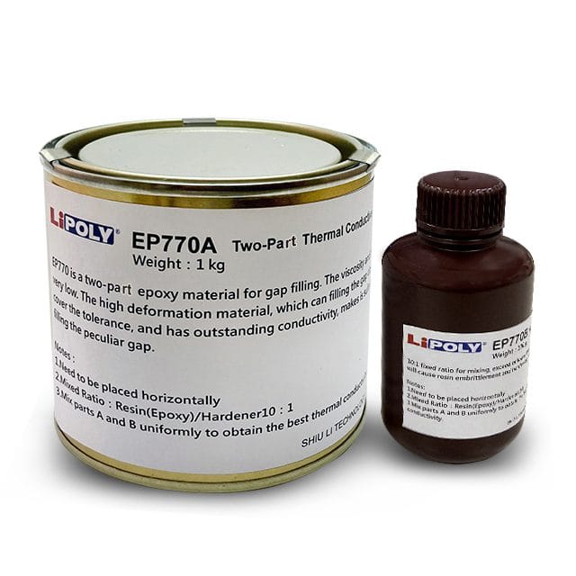 LIPOLY EP770 Non-Silicone Two-Part Thermal Conductive Sealing Glue EP770 Prostech Philippines