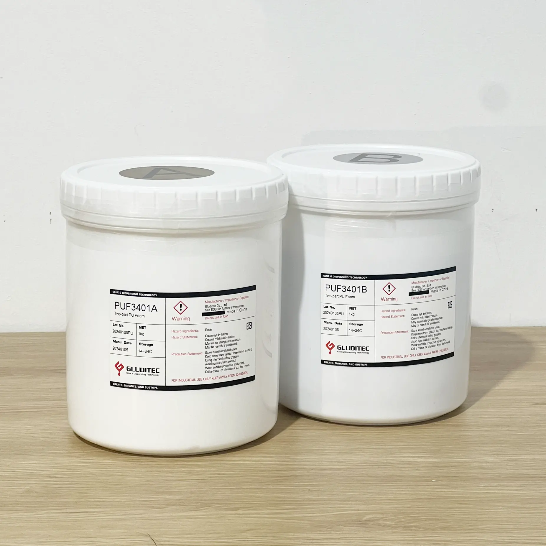 Gluditec PUF340 Two-part Polyurethane Foam for Electronic Devices PUF3401 Prostech Philippines
