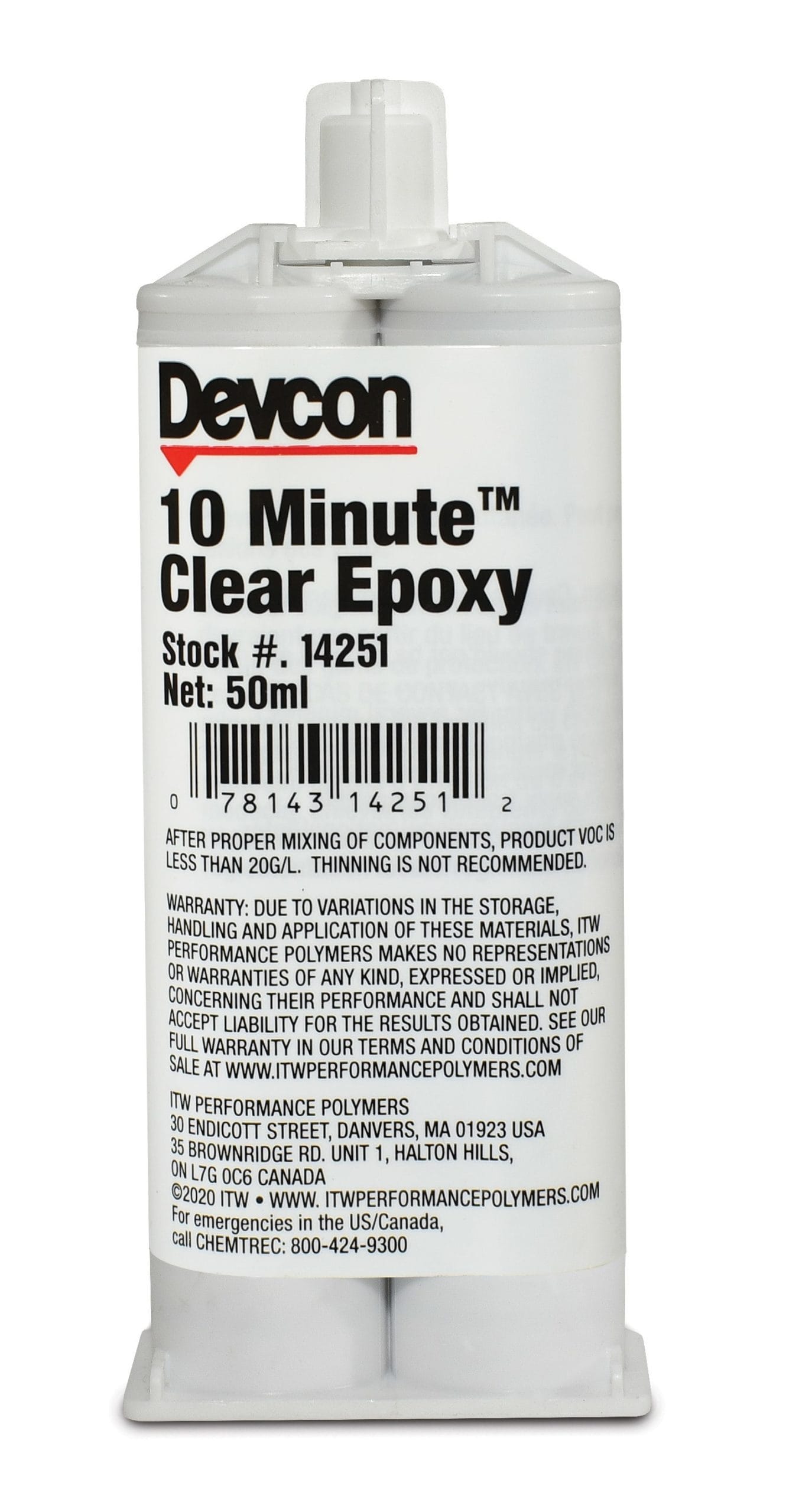 Devcon® 10 Minute Epoxy 14251 CLEAR rapid-curing, general purpose adhesive/encapsulant Devcon® 10 Minute Epoxy 14251 Prostech Philippines