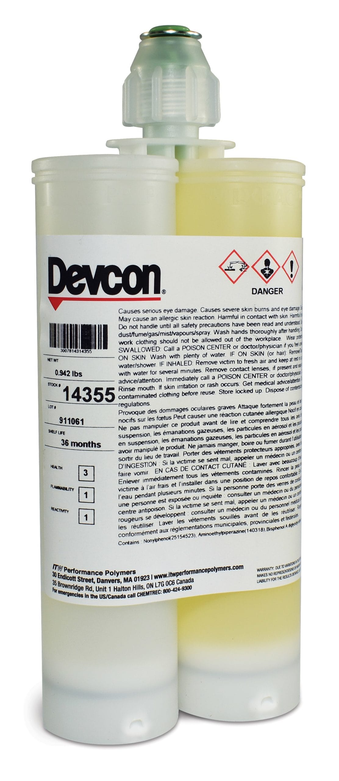 Devcon® 2 Ton® Epoxy water-resistant epoxy adhesive Devcon® 2 Ton® Epoxy Prostech Philippines