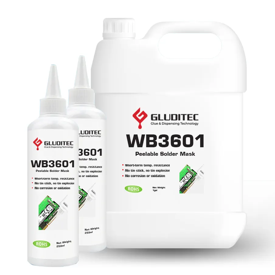 Gluditec WB3601 Water-base Peelable Solder Mask WB3601 Prostech Philippines