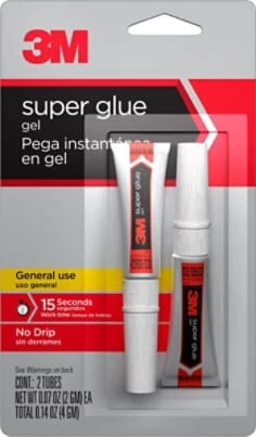 3M™ Super Glue Gel 18008, .14 oz (4 g) 2-Pack 3M™ 18008 Prostech Philippines