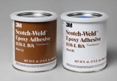 3M™ Scotch-Weld™ Epoxy Adhesive 1838L, Translucent, Part B/A, 2 Quart, 6 Kit/Case 3M™ 1838L Prostech Philippines