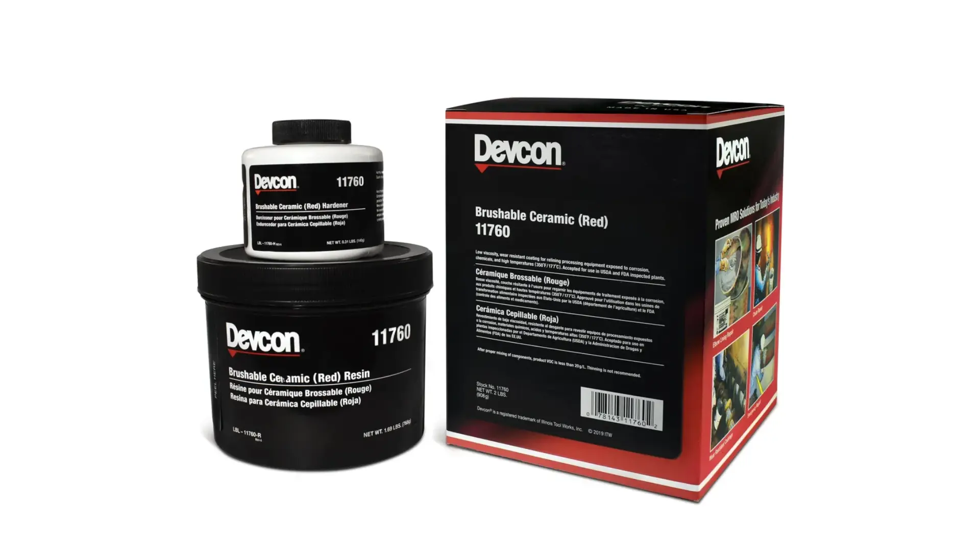 Devcon® Brushable Ceramic Red 11760 Brushable Ceramic Red 11760 Prostech Philippines