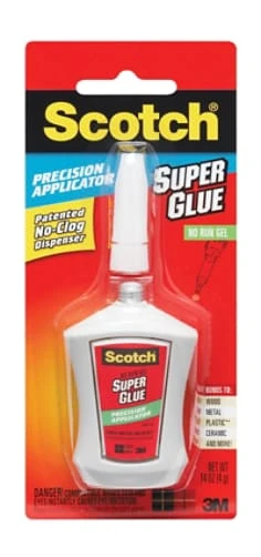 Scotch® Super Glue Gel in Precision Applicator, AD125, .14 oz (4 g) 3M™ AD125 Prostech Philippines